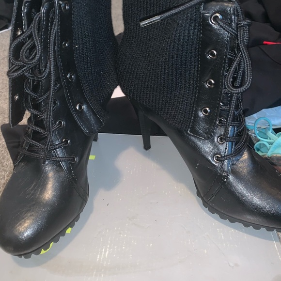Black Charlotte Russe boots - Picture 2 of 6